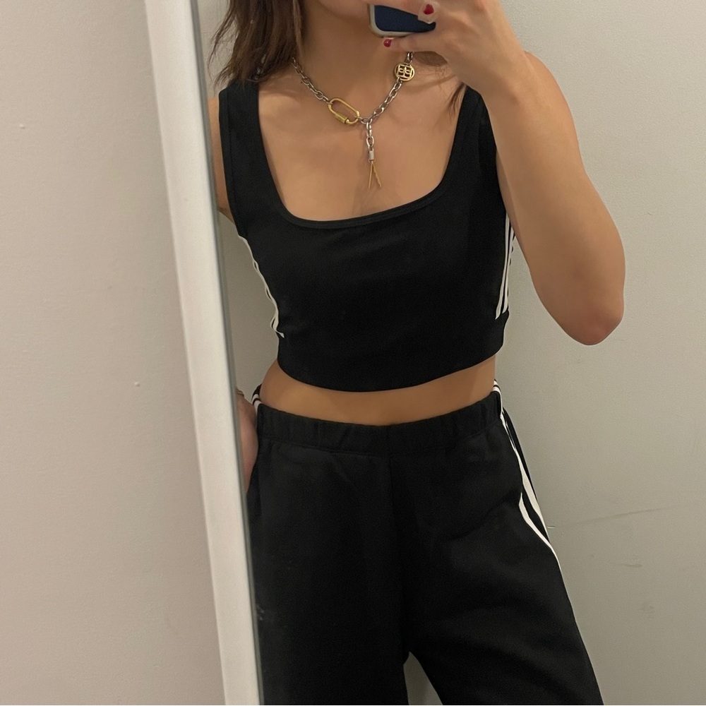 Thrifted Set: Jogging + Top with Stripes